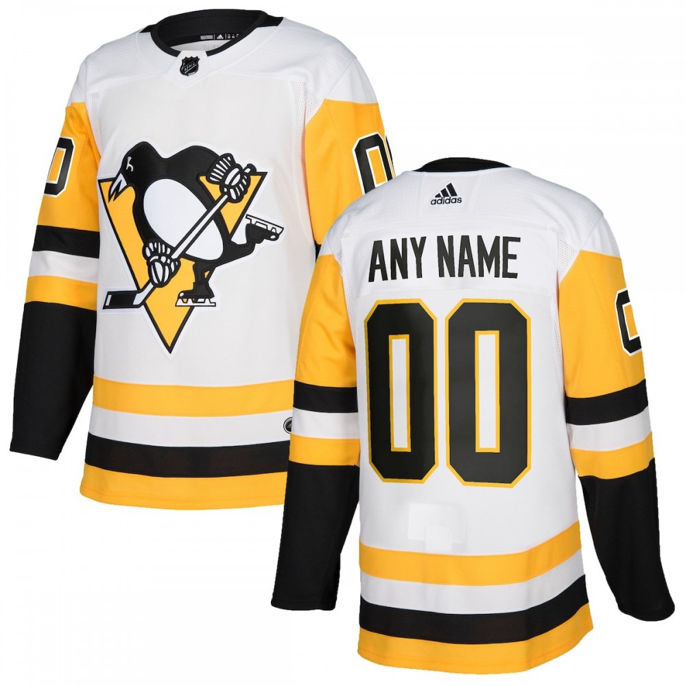 Pittsburgh Penguins adidas Authentic Custom Jersey - White-Pro Kit Vault | Brand New 26/27 Sports Jerseys